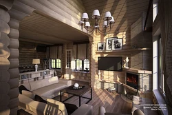 Kitchen living room in a house with second light photo