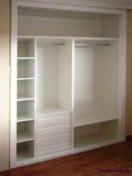 Built-in plasterboard wardrobes in the bedroom photo