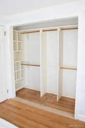 Built-in plasterboard wardrobes in the bedroom photo