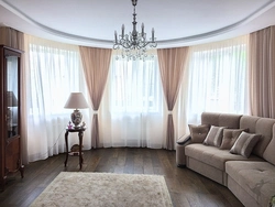 Curtain Design For Living Room With Different Windows
