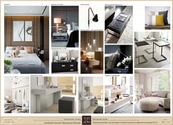 Bedroom design collage