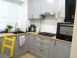 My kitchen is 5 sq m after renovation photo