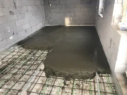 Kvartiralarda beton zaminning fotosuratlari