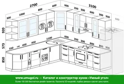 Oshxona dizayni balandligi