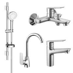 Faucets for bathroom and kitchen photo