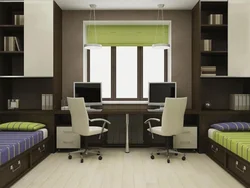 Bedroom design for two teenagers