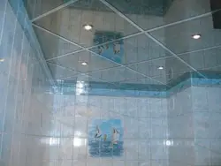 Bathroom ceiling tiles photo
