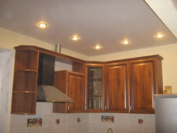 Suspended ceilings in the kitchen 5 m photo