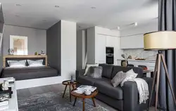 Yotoqxona Bilan 36 Kvadrat Metrlik Kvartiraning Dizayni