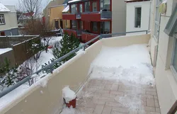 Лоджия зимой фото