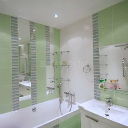 Photo of a regular bathroom with tiles