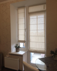 In the kitchen there is only a balcony door without a window design