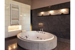 Design with jacuzzi bathtub