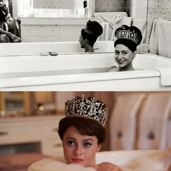 Photo of Margaret in the bathroom