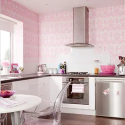 How to choose wallpaper for the kitchen by color photo