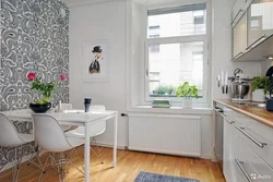 What Color Is Suitable For Kitchen Wallpaper With Interior