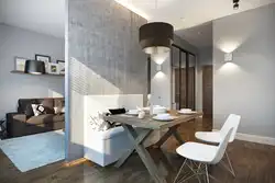 Photo of a kitchen in an apartment 32 sq m