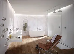 Açıq duşlu hamam dizaynı