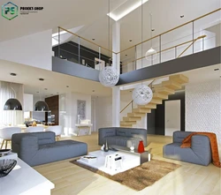 Living Room Design Two-Story