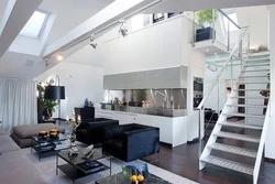 Living room design two-story