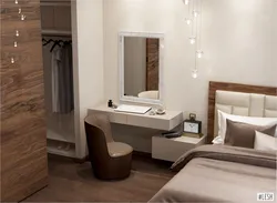 Bedroom table photo in modern style