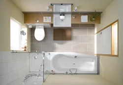 Bath design 3 by 3 meters with window