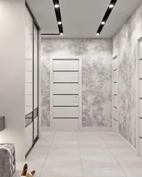 Bathroom in the hallway of the apartment photo