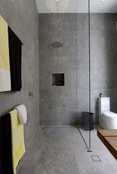 Vanna otağı dizaynı boz beton