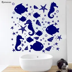 Bathroom stencil design