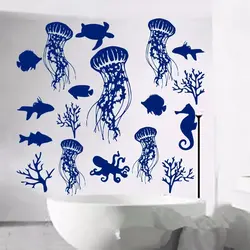 Bathroom stencil design