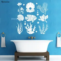 Bathroom stencil design