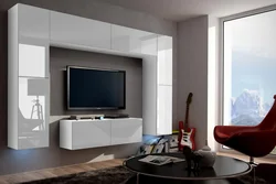 Living room furniture glossy photo