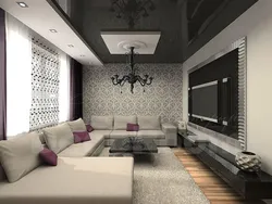 Living room photo design 4 sq m