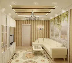 Қонақ бөлмесінің фото дизайны 4 ш.м