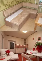 Дызайн кухні 10 кв са спальным месцам