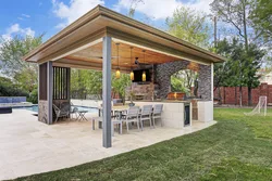Photos of summer kitchen roofs