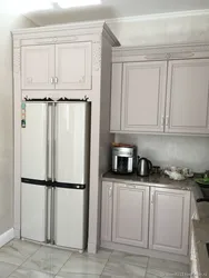 Two refrigerators in the kitchen photo