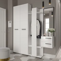 White hallway wardrobe photo