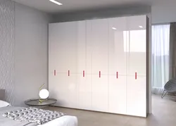 Hinged wardrobes for the bedroom in a modern style photo