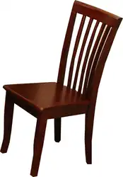 Wooden kitchen chairs with back photo