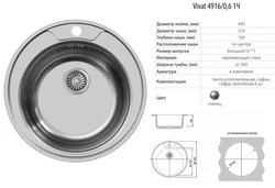 Kitchen sinks photo dimensions