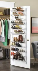 Storing shoes in the hallway photo