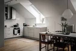 Sloping kitchen design