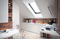 Sloping kitchen design