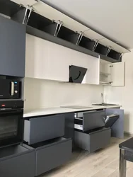 Two-level corner kitchen design