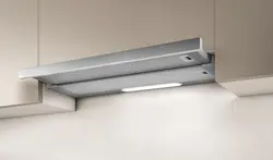 Fully built-in hood in the kitchen photo