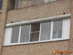 Photo glazing loggia 3 meters