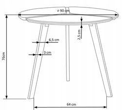 Kitchen table sizes photo
