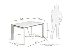 Kitchen table sizes photo