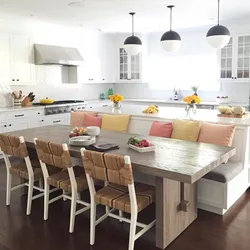 Kitchen design large table